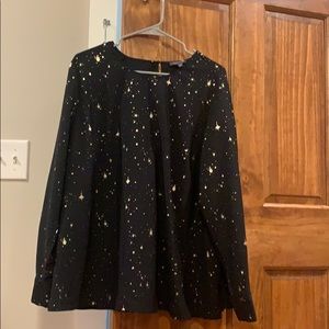 Black and Gold Starburst Shirt